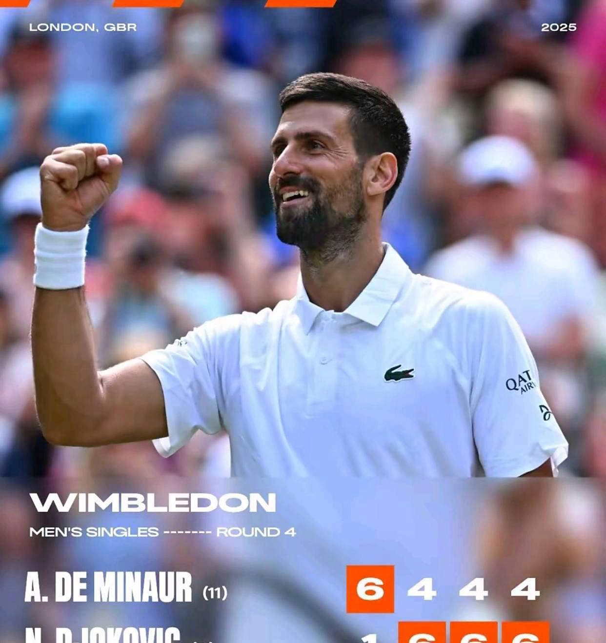 澳网翻盘温网，德约科维奇高光表现